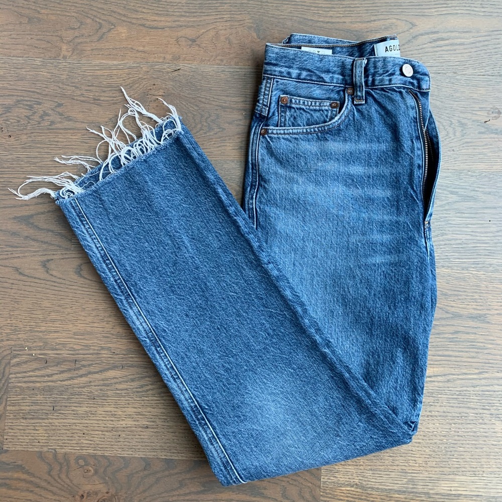 AGOLDE Pinch Waist High Rise Kick Jeans